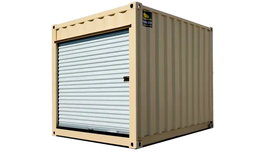 10ft Refurbished Storage Container with Roll-Up Door